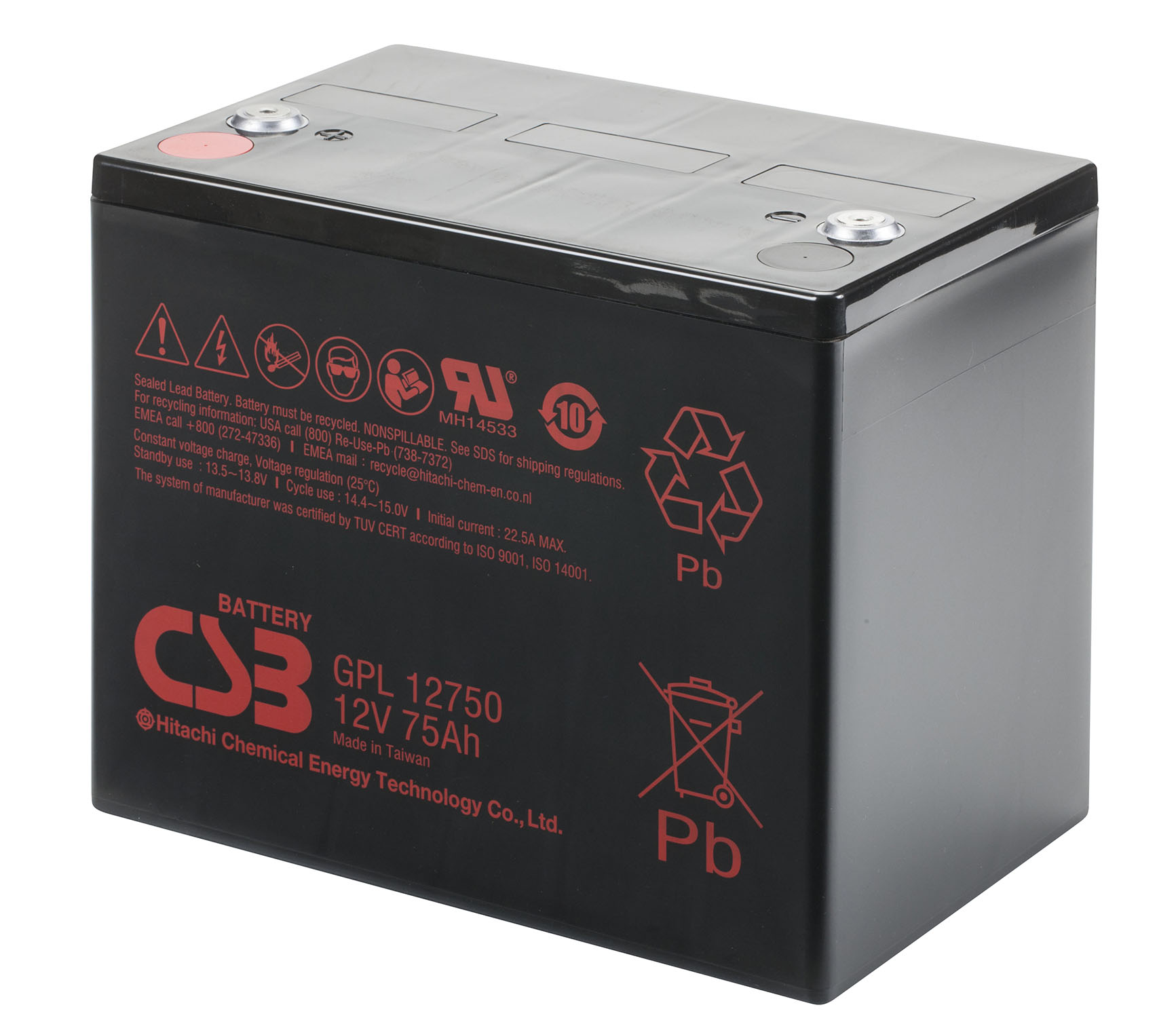Аккумулятор CSB GPL12750 (45248)